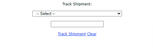 Inline image showing the UTC Tracking Shipment Module