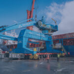 UTC's Global Heavy Equipment Group, UTC Overseas Finland, and their partners transporting two 400 MT Mantsinen 300ES cranes 27,800-kilometers by sea from the Port of Rauma, Finland, to Dung Quat, Vietnam.