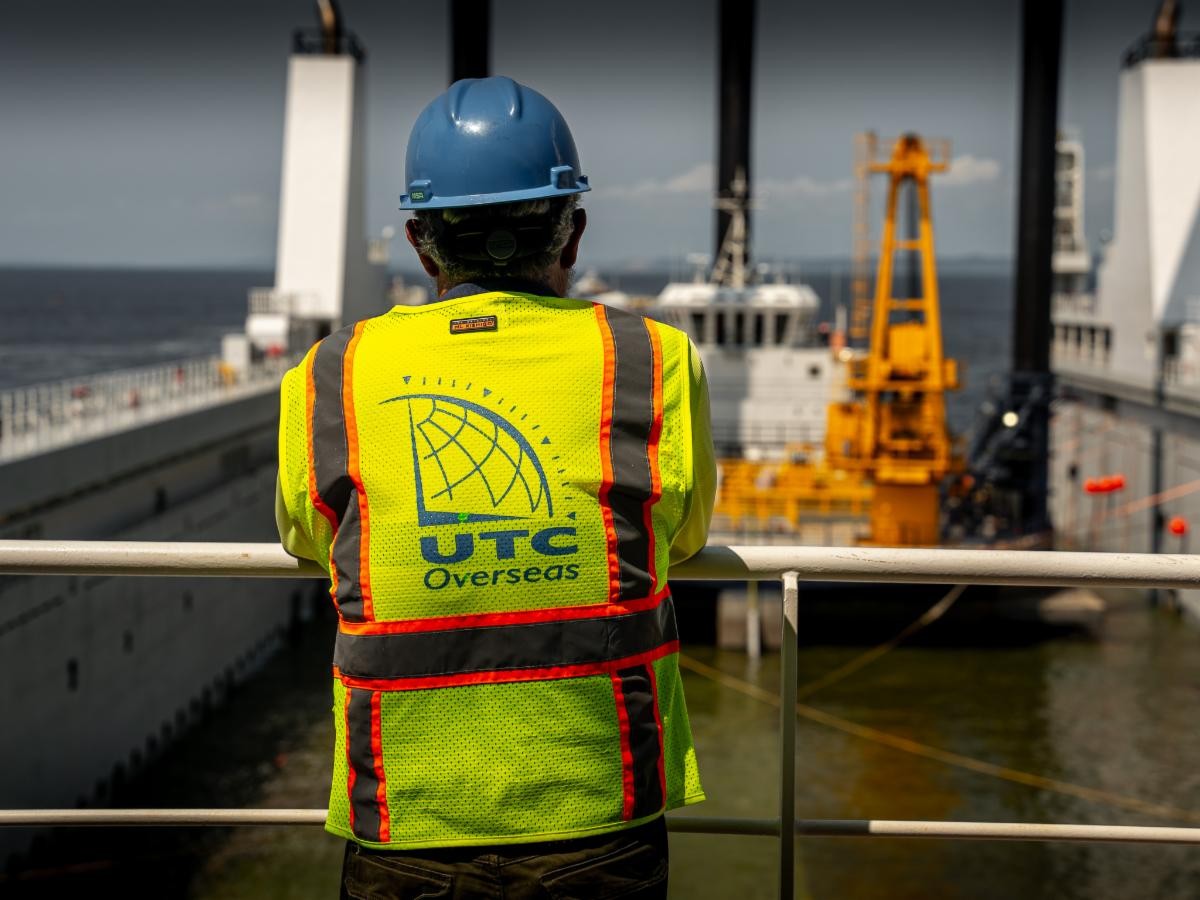 UTC Overseas Engineer Overseeing complex maritime transport
