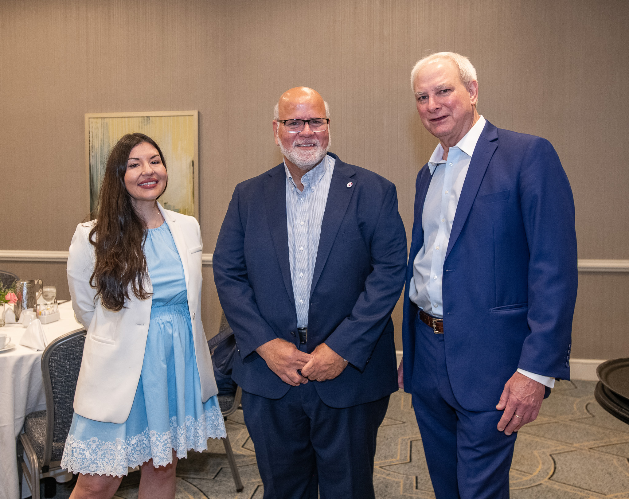 Guests connect during the UTC Transoceanic launch event in New Orleans.