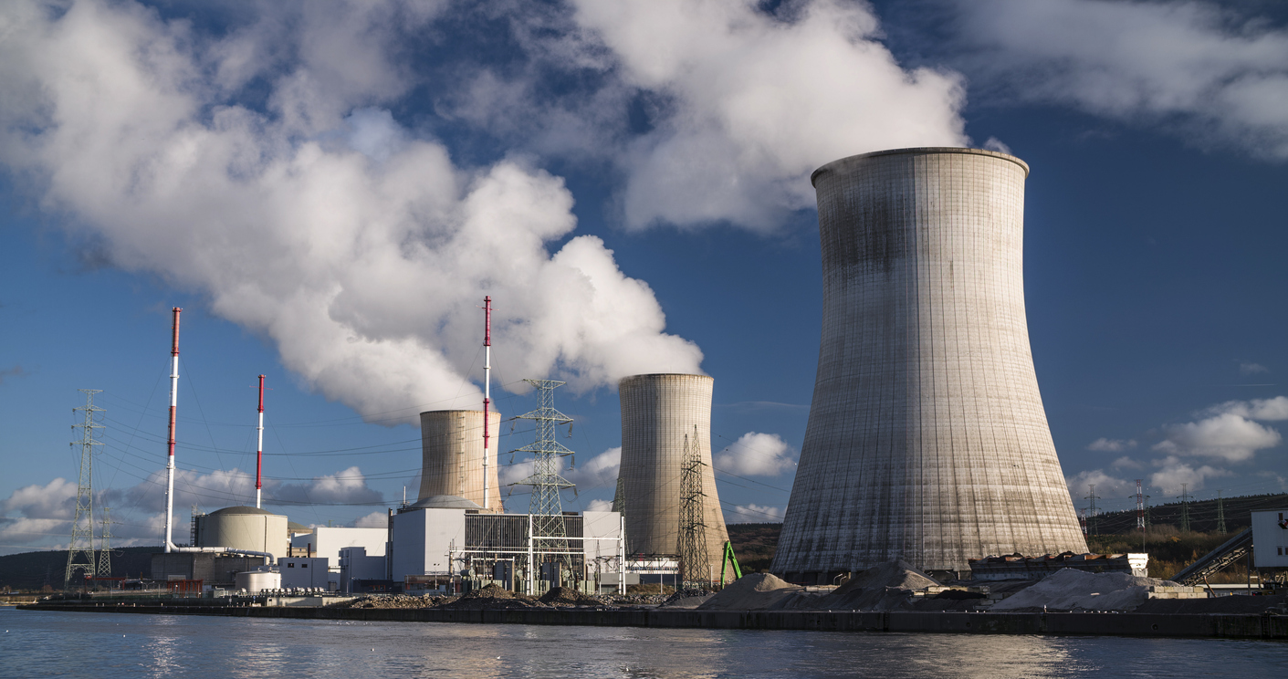Nuclear Power Station with Cooling